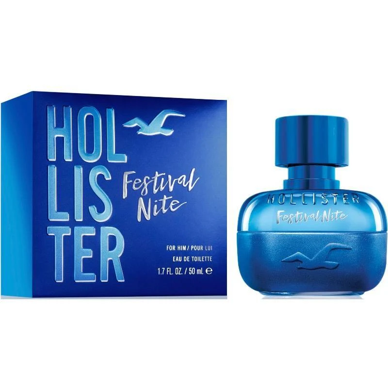 Hollister Festival Nite For Him EDT 50 Ml 4 Hollister Festival Nite For Him EDT 50 Ml - Billede 2